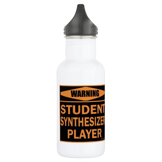 Waarschuwing! Student Synthesizer Player! Waterfles (Links)