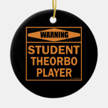 Waarschuwing! Student Theorbo Player.