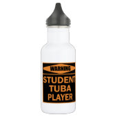 Waarschuwing! Student Tube Player. Waterfles (Links)