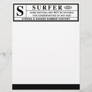 waarschuwing surfer
