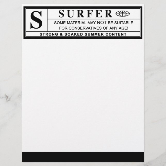 waarschuwing surfer (Voorkant)