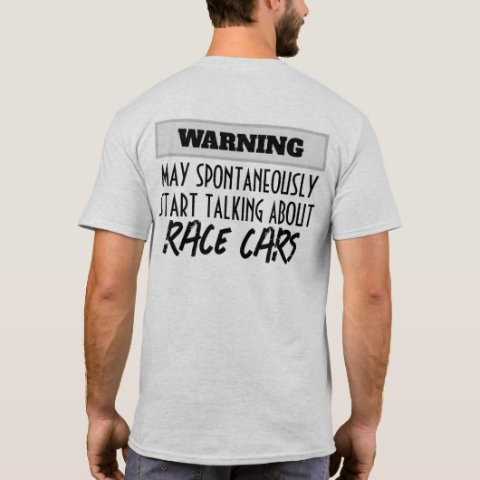 Waarschuwing T-shirt (Achterkant)