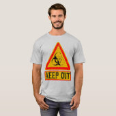 Waarschuwing T-shirt (Voorkant volledig)