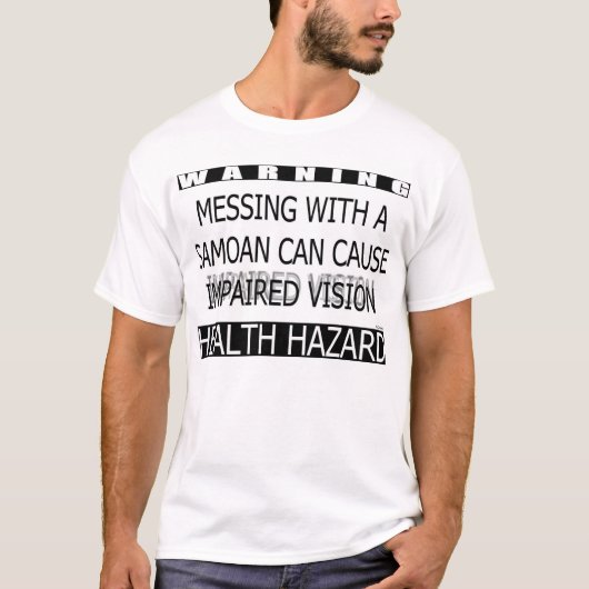 Waarschuwing T-shirt (Voorkant)