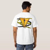 Waarschuwing T-shirt (Achterkant volledig)