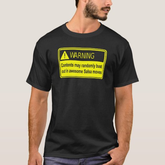 Waarschuwing T-shirt (Voorkant)
