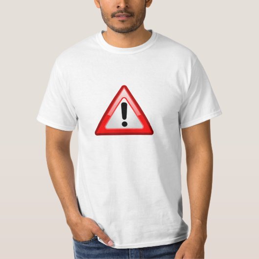Waarschuwing! T-shirt (Voorkant)