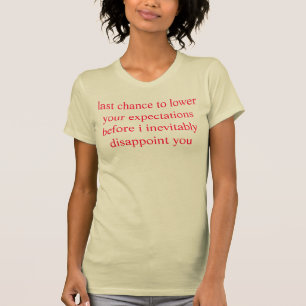 waarschuwing t-shirt