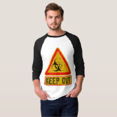 Waarschuwing T-shirt (Voorkant volledig)
