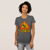 Waarschuwing T-shirt (Voorkant volledig)