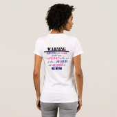 Waarschuwing T-shirt (Achterkant volledig)
