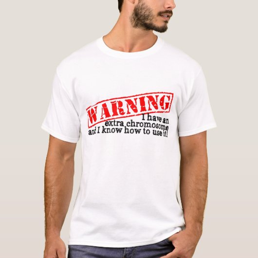 Waarschuwing T-shirt (Voorkant)