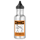 Waarschuwing! Temperamental Alto Clarinet Player! Waterfles (Rechts)