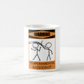 Waarschuwing Temperamental Bassonist Koffiemok (Center)