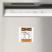 Waarschuwing Temperamental Bassonist Magneet (Insitu (Vaatwasser))