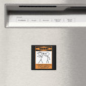 Waarschuwing Temperamental Contrabass Clarinetist Magneet (Insitu (Vaatwasser))