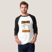Waarschuwing Temperamental Dulcimer Player T-shirt (Voorkant volledig)
