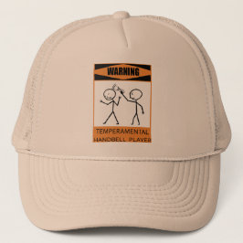 Waarschuwing Temperamental Handbell Player Trucker Pet