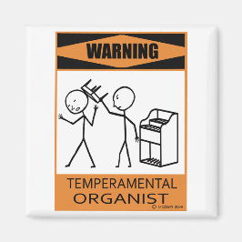 Waarschuwing Temperamental Organist Magneet