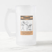 Waarschuwing Temperamental Organist Matglas Bierpul (Links)