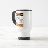 Waarschuwing Temperamental Organist Reisbeker (Voorkant links)