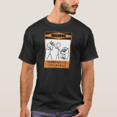 Waarschuwing Temperamental Organist T-shirt (Voorkant)