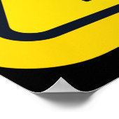 Waarschuwing Tik niet op het Poster Mijn gereedsch (Hoek)