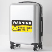 Waarschuwing Tik niet op Mijn Sticker Tools (Koffer)