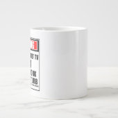 Waarschuwing Toekomstig internet-tv Ster hard op h Grote Koffiekop (Voorkant)