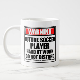 Waarschuwing Toekomstige voetbalspeler hard op het Grote Koffiekop