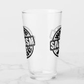 Waarschuwing Toxic Sarcasm Funny Quote Glas (Links)