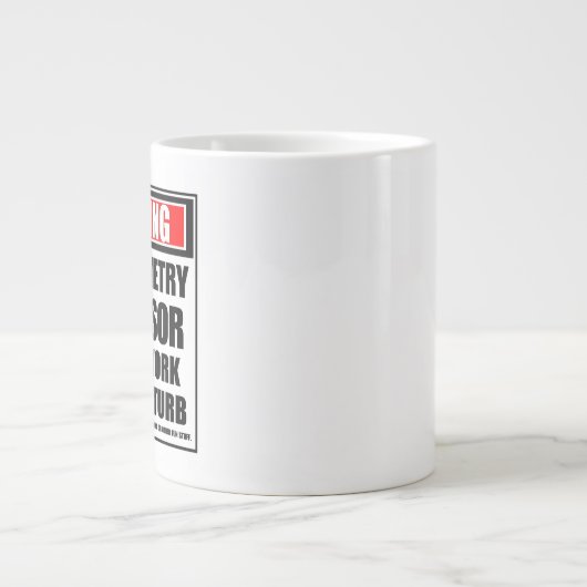 Waarschuwing Trigonometrie Professor Hard op het w Grote Koffiekop (Voorkant)