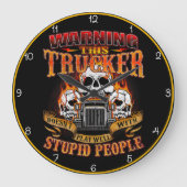 Waarschuwing: Trucker speelt niet goed Grote Klok (Voorkant)