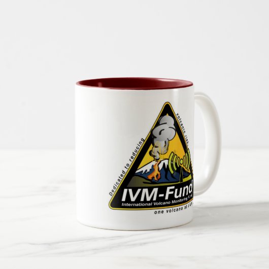 Waarschuwing! Tweekleurige Koffiemok (Voorkant rechts)