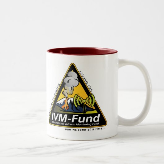 Waarschuwing! Tweekleurige Koffiemok (Rechts)