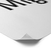 Waarschuwing U kunt stoppen met roken van tapePost Poster (Hoek)