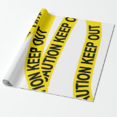  waarschuwing uit te sluiten cadeaupapier (Uitgerold)