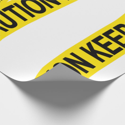  waarschuwing uit te sluiten cadeaupapier (Hoek)