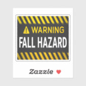 Waarschuwing Valgevaar Sticker (Vel)
