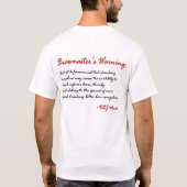 waarschuwing van brewmaster t-shirt (Achterkant)