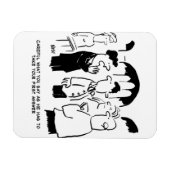 Waarschuwing van de getuige van de bruidegom aan d magneet (Horizontaal)