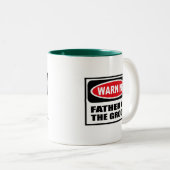 WAARSCHUWING VAN DE GROOM-Mok Tweekleurige Koffiemok (Voorkant rechts)