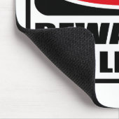 WAARSCHUWING VAN DE LEMURS Mousepad Muismat (Hoek)