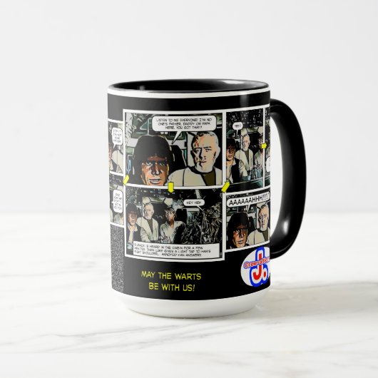 WAARSCHUWING VAN DE STAR: ZIJN WE ER NOG? mok (Voorkant rechts)