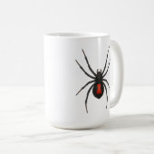 Waarschuwing van de weduwe: Black Widow Spider Koffiemok (Voorkant rechts)