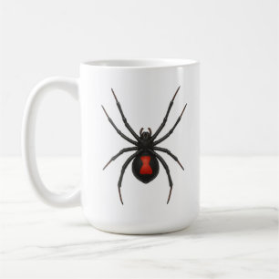 Waarschuwing van de weduwe: Black Widow Spider Koffiemok