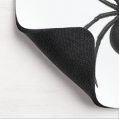 Waarschuwing van de weduwe: Black Widow Spider Muismat (Hoek)