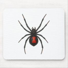 Waarschuwing van de weduwe: Black Widow Spider Muismat