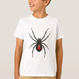Waarschuwing van de weduwe: Black Widow Spider T-shirt