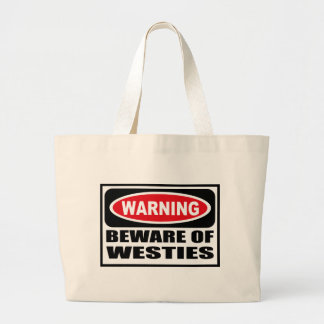 WAARSCHUWING VAN DE WESTENGAAL GROTE TOTE BAG